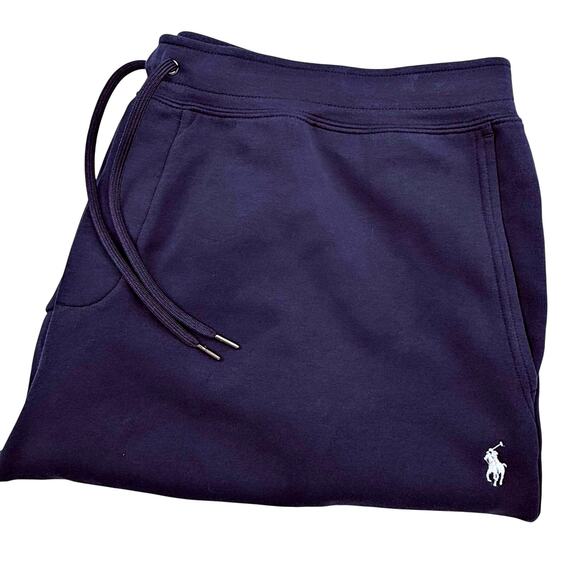 NWOT Polo Ralph Lauren Navy Blue Athletic Shorts White Pony Men's 2XB Athleisure - Picture 8 of 8